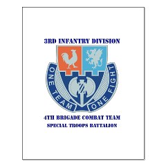 4BCTV4BCTSTB - M01 - 02 - DUI - 4th BCT - Special Troops Bn with Text - Small Poster