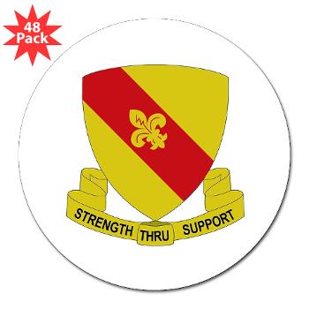 4BSB - M01 - 01 - DUI - 4th Bde - Support Battalion 3" Lapel Sticker (48 pk) - Click Image to Close