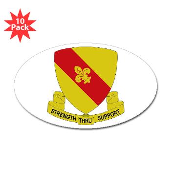 4BSB - M01 - 01 - DUI - 4th Bde - Support Battalion Sticker (Oval 10 pk)