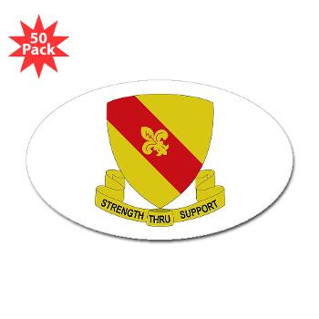 4BSB - M01 - 01 - DUI - 4th Bde - Support Battalion Sticker (Oval 50 pk)