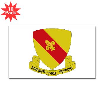 4BSB - M01 - 01 - DUI - 4th Bde - Support Battalion Sticker (Rectangle 10 pk) - Click Image to Close