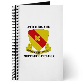 4BSB - M01 - 02 - DUI - 4th Bde - Support Battalion with Text Journal