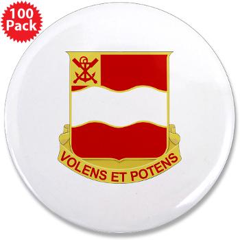 4EB - M01 - 01 - DUI - 4th Engineer Battalion with Text - 3.5" Button (100 pack)