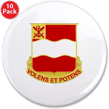 4EB - M01 - 01 - DUI - 4th Engineer Battalion - 3.5" Button (10 pack)