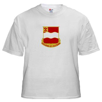 4EB - A01 - 04 - DUI - 4th Engineer Battalion - White t-Shirt