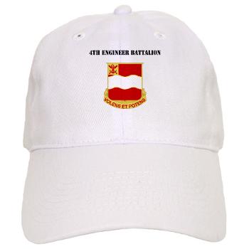 4EB - A01 - 01 - DUI - 4th Engineer Battalion with Text - Cap - Click Image to Close