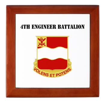 4EB - M01 - 03 - DUI - 4th Engineer Battalion with Text - Keepsake Box - Click Image to Close