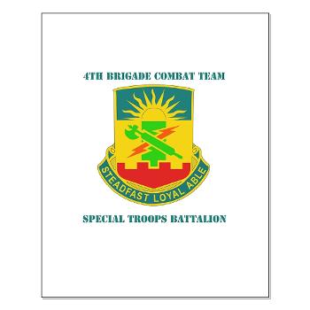 4HBCT4BCTSTB - A01 - 02 - DUI - 4th BCT - Special Troops Bn with Text - Small Poster