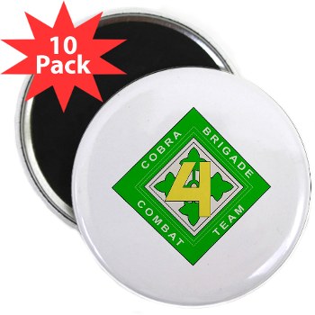 4HBCTC - M01 - 01 - DUI - 4th Heavy BCT - Cobras - 2.25" Magnet (10 pack)