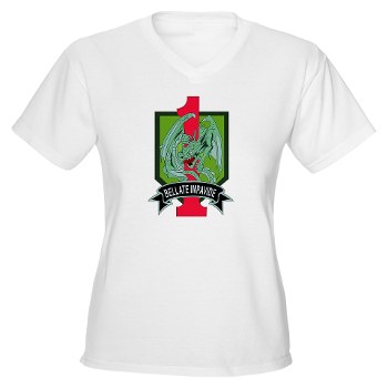 4HBCTDB - A01 - 04 - DUI - 4th HBCT - Dragon Brigade Women's V-Neck T-Shirt