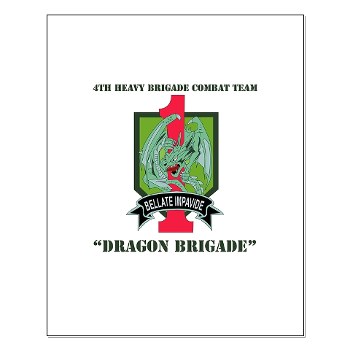 4HBCTDB - M01 - 02 - DUI - 4th HBCT - Dragon Brigade with text Small Poster - Click Image to Close