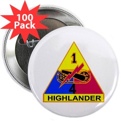 4HCTB - M01 - 01 - DUI - 4th Heavy BCT 2.25" Button (100 pack)
