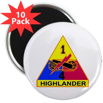 4HCTB - M01 - 01 - DUI - 4th Heavy BCT 2.25" Magnet (10 pack)