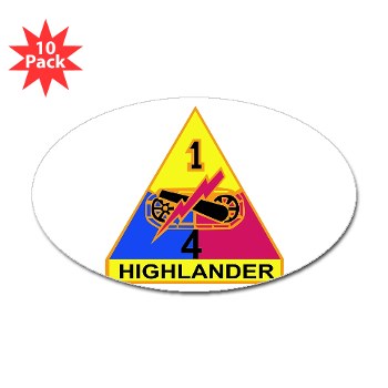 4HCTB - M01 - 01 - DUI - 4th Heavy BCT Sticker (Oval 10 pk) - Click Image to Close