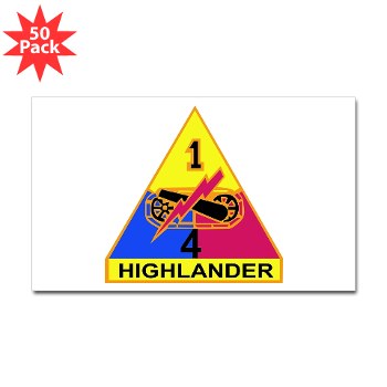 4HCTB - M01 - 01 - DUI - 4th Heavy BCT Sticker (Rectangle 50 pk) - Click Image to Close