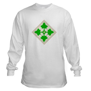 4ID - A01 - 03 - SSI - 4th Infantry Division Long Sleeve T-Shirt