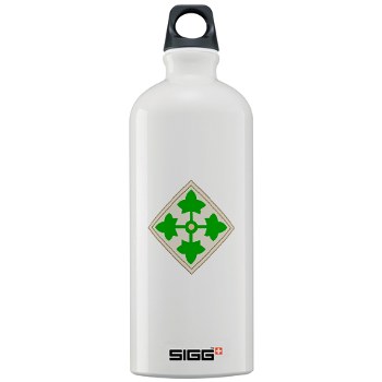 4ID - M01 - 03 - SSI - 4th Infantry Division Sigg Water Bottle 1.0L