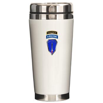 4RTB - M01 - 04 - DUI - 4th Ranger Training Bde - Ceramic Travel Mug
