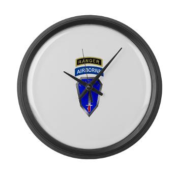 4RTB - M01 - 04 - DUI - 4th Ranger Training Bde - Large Wall Clock