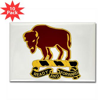 4S10CR - M01 - 01 - DUI - 4th Sqdrn - 10th Cavalry Regt - Rectangle Magnet (10 pack) - Click Image to Close