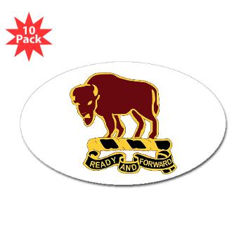 4S10CR - M01 - 01 - DUI - 4th Sqdrn - 10th Cavalry Regt - Sticker (Oval 10 pk) - Click Image to Close
