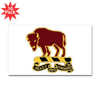 4S10CR - M01 - 01 - DUI - 4th Sqdrn - 10th Cavalry Regt - Sticker (Rectangle 10 pk) - Click Image to Close