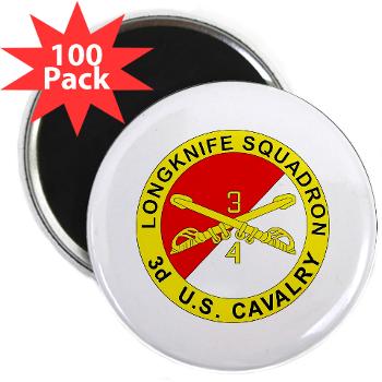 4S3ACR - M01 - 01 - DUI - 4th Sqdrn (Aviation) - 3rd ACR - 2.25" Magnet (100 pack)