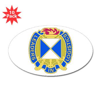 4SC - M01 - 01 - DUI - 4th Sustainment Command Sticker (Oval 10 pk) - Click Image to Close