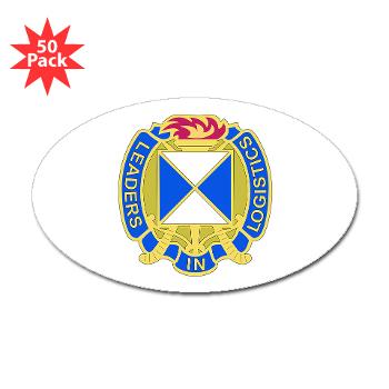 4SC - M01 - 01 - DUI - 4th Sustainment Command Sticker (Oval 50 pk)
