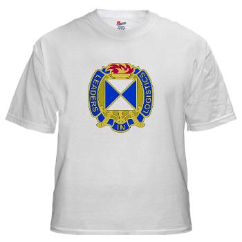 4SC - A01 - 04 - DUI - 4th Sustainment Command White T-Shirt - Click Image to Close