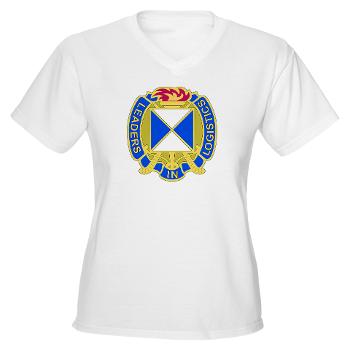 4SC - A01 - 04 - DUI - 4th Sustainment Command Women's V-Neck T-Shirt - Click Image to Close