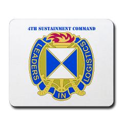 4SC - M01 - 03 - DUI - 4th Sustainment Command with Text Mousepad