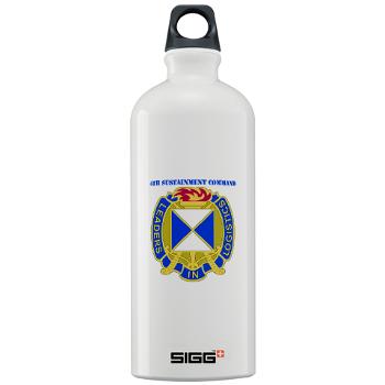 4SC - M01 - 03 - DUI - 4th Sustainment Command with Text Sigg Water Bottle 1.0L