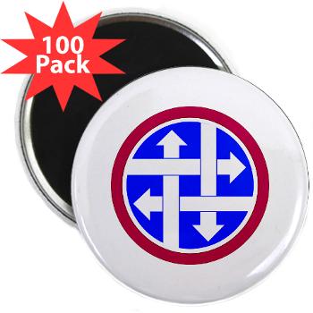 4SC - M01 - 01 - SSI - 4th Sustainment Command 2.25" Magnet (100 pack)