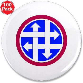 4SC - M01 - 01 - SSI - 4th Sustainment Command 3.5" Button (100 pack)