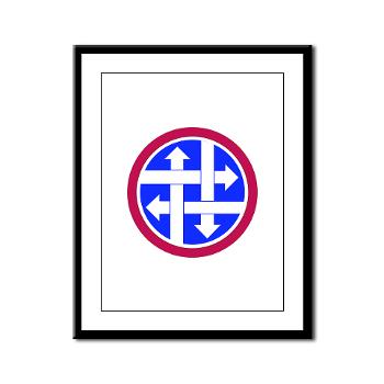 4SC - M01 - 02 - SSI - 4th Sustainment Command Framed Panel Print