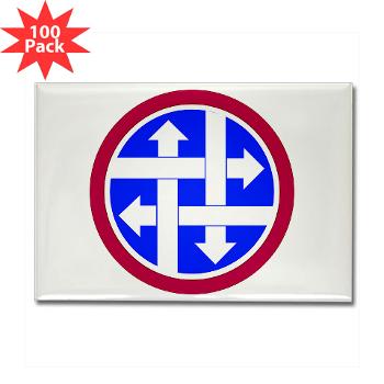 4SC - M01 - 01 - SSI - 4th Sustainment Command Rectangle Magnet (100 pack)