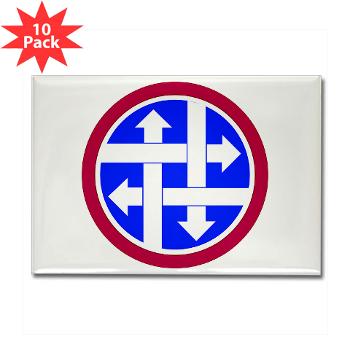 4SC - M01 - 01 - SSI - 4th Sustainment Command Rectangle Magnet (10 pack)