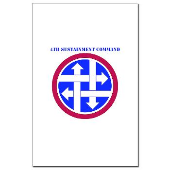 4SC - M01 - 02 - SSI - 4th Sustainment Command with Text Mini Poster Print - Click Image to Close