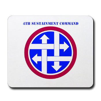 4SC - M01 - 03 - SSI - 4th Sustainment Command with Text Mousepad