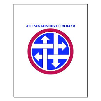 4SC - M01 - 02 - SSI - 4th Sustainment Command with Text Small Poster