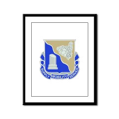 501BSB - M01 - 02 - DUI - 501st Brigade - Support Battalion Framed Panel Print
