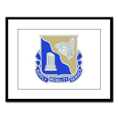 501BSB - M01 - 02 - DUI - 501st Brigade - Support Battalion Large Framed Print - Click Image to Close