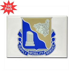 501BSB - M01 - 01 - DUI - 501st Brigade - Support Battalion Rectangle Magnet (100 pack)