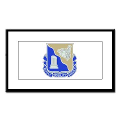 501BSB - M01 - 02 - DUI - 501st Brigade - Support Battalion Small Framed Print