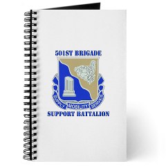 501BSB - M01 - 02 - DUI - 501st Brigade - Support Battalion with Text Journal
