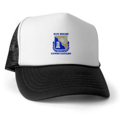501BSB - A01 - 02 - DUI - 501st Brigade - Support Battalion with Text Trucker Hat