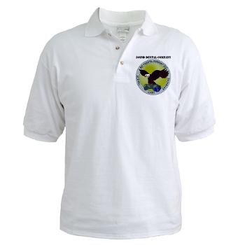 502DC - A01 - 04 - DUI - 502nd Dental Company - Golf Shirt