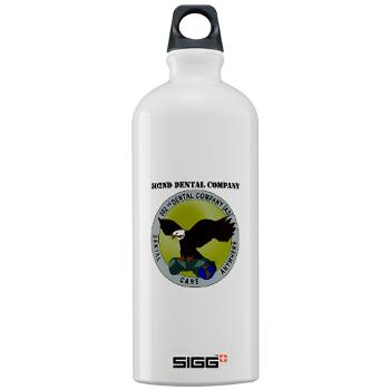 502DC - M01 - 03 - DUI - 502nd Dental Company - Sigg Water Bottle 1.0L - Click Image to Close
