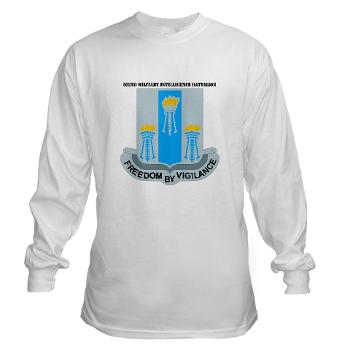 502MIB - A01 - 03 - DUI - 502nd Military Intelligence Bn with Text - Long Sleeve T-Shirt